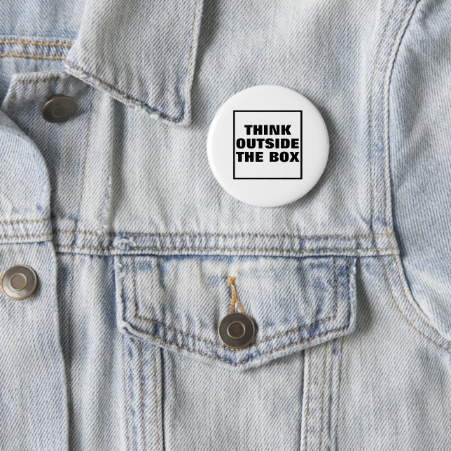 Think Outside The Box Button (In Situ)