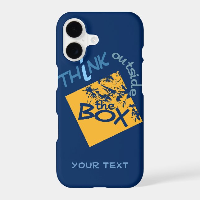 Think Outside The Box custom cases (Back)
