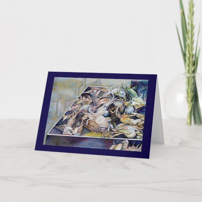 Think Outside the Box Greeting Card (Front)