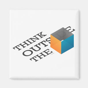 Think Outside The Box magnet