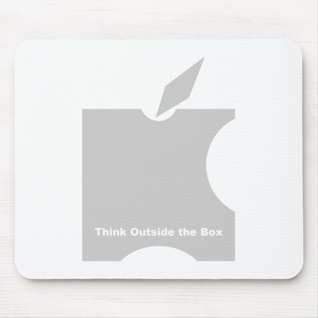 Think Outside the Box Mousepad (Front)