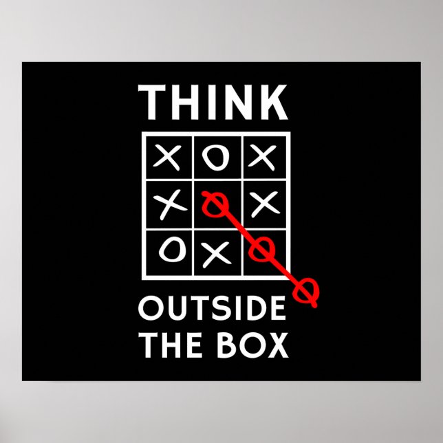 Think Outside The Box Poster (Front)
