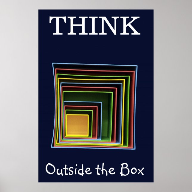 Think Outside the Box Poster (Front)