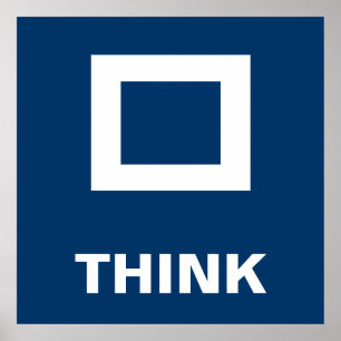 Think outside the box poster