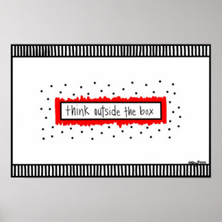 Think Outside the Box Print