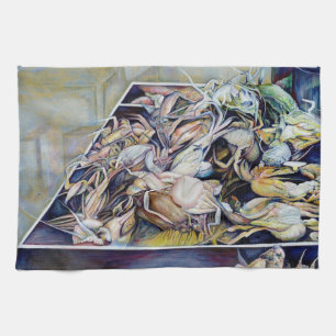 Think Outside the Box Tea Towel