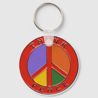 Think Peace Key Ring