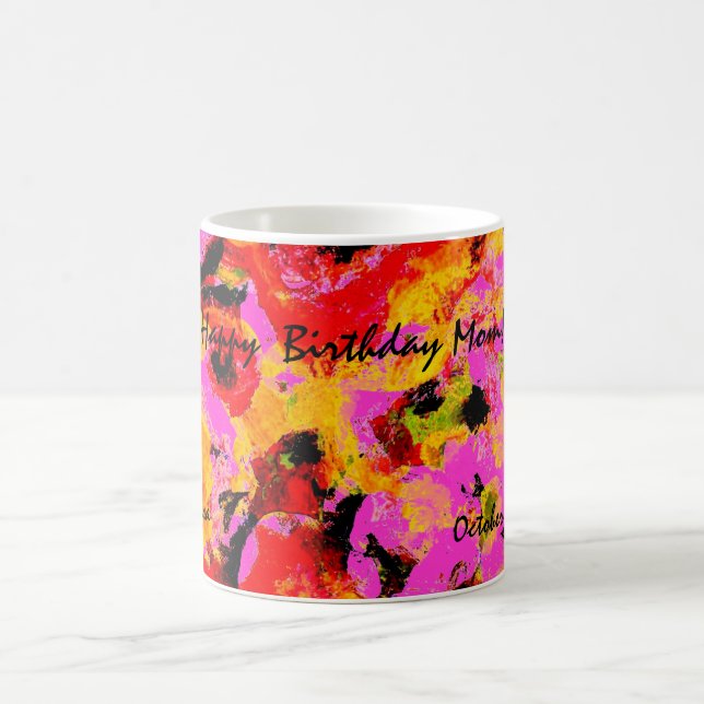 Think Pink Floral Coffee Mug (Center)