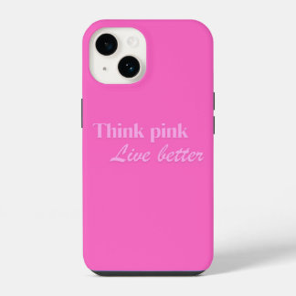 Think Pink iPhone Case