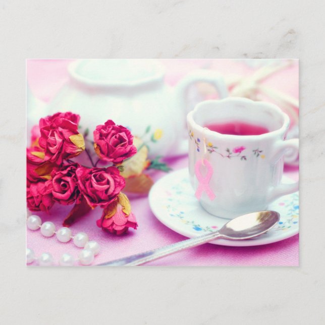 Think Pink Tea Postcard (Front)