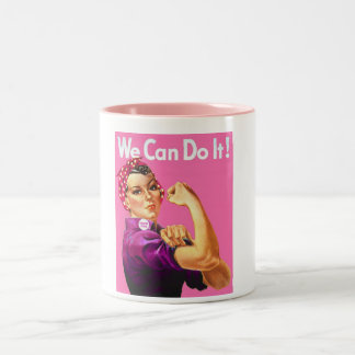 Think Pink Two-Tone Coffee Mug