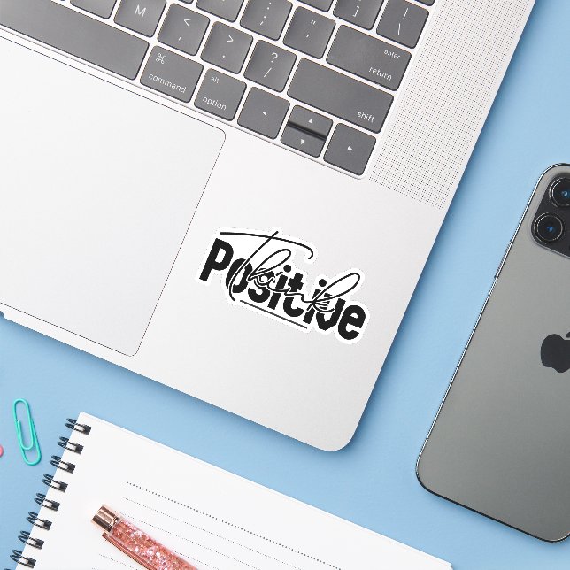 Think Positive (Laptop w/ iPhone)