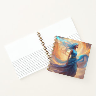 Think Positive Hardcover Notebook