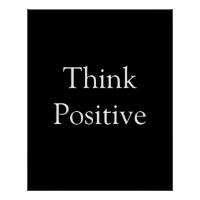 think positive motivation business add name text d