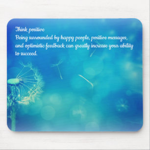 Think Positive Mouse Pad