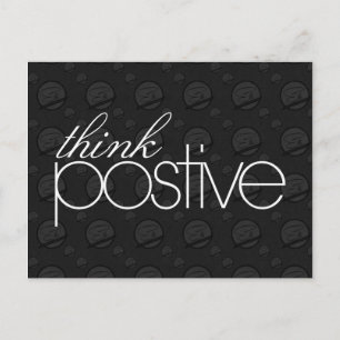 Think Positive Postcard