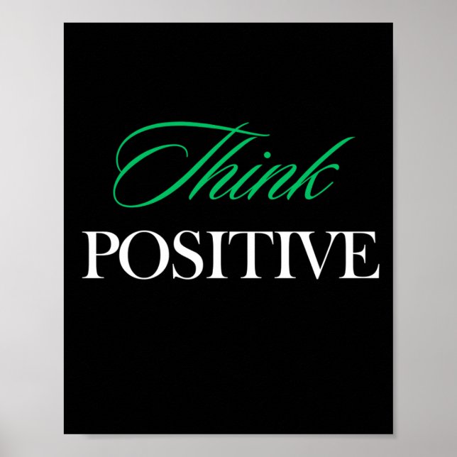 Think positive poster (Front)