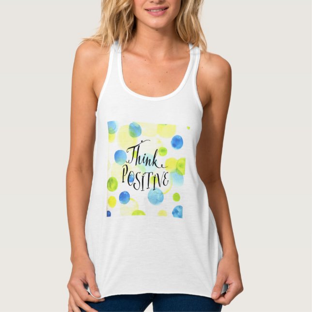Think Positive Singlet (Front)