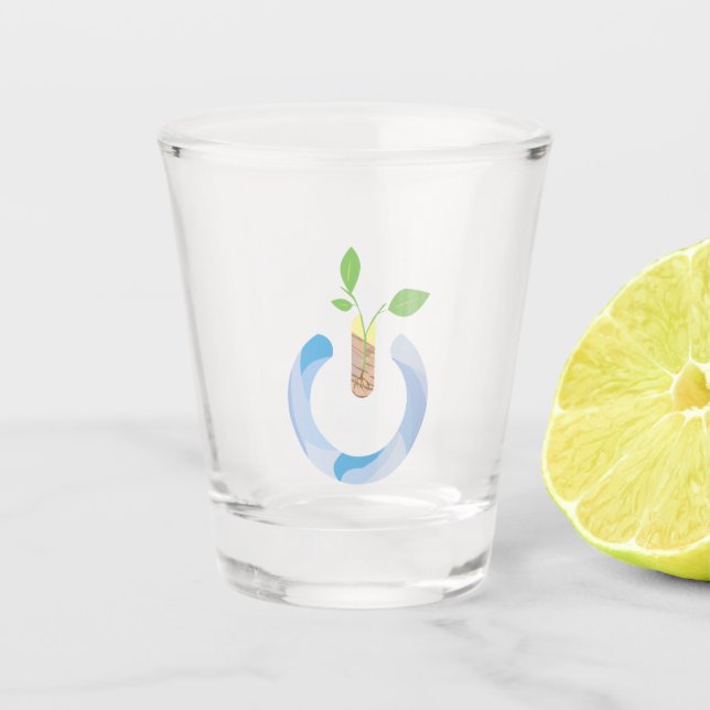 Think Power Shot Glass (Front)
