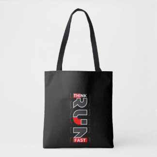 Think run fast tote bag