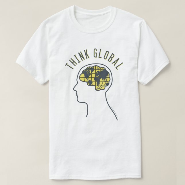 Think Series: Think Global Basic T-Shirt (Design Front)