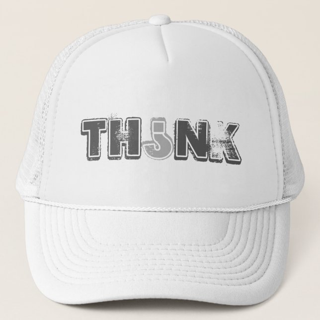 Think Trucker Hat (Front)