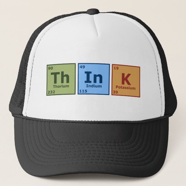 Think Trucker Hat (Front)