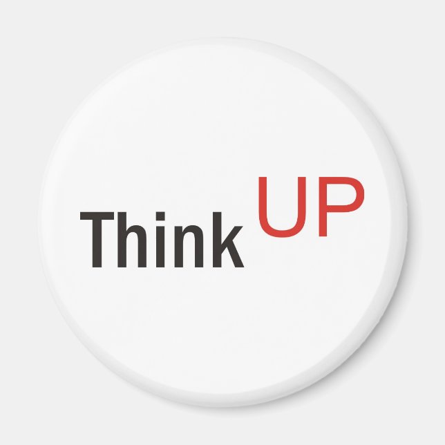 think up alexander technique slogan magnet (Front)