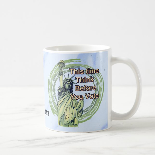 Think Vote Liberty Coffee Mug (Right)