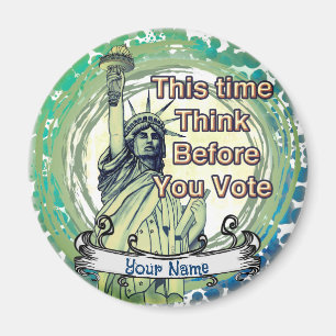 Think Vote Liberty Magnet