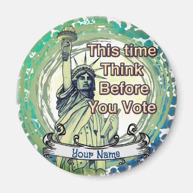 Think Vote Liberty  Magnet (Front)