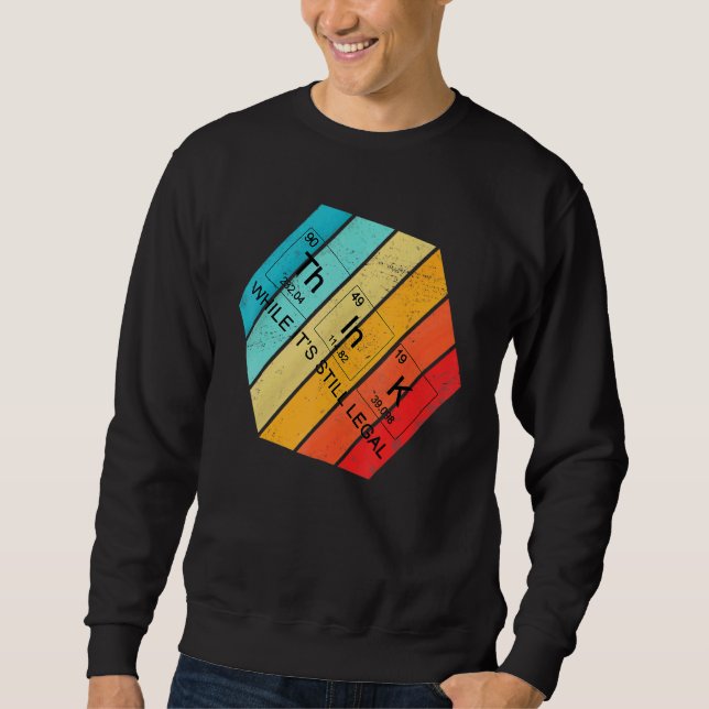 Think While It Is Still Legal Science Graphic Peri Sweatshirt (Front)