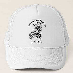 Think Zebras Trucker Hat