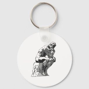 thinker key ring