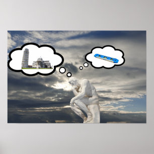 Thinker Poster