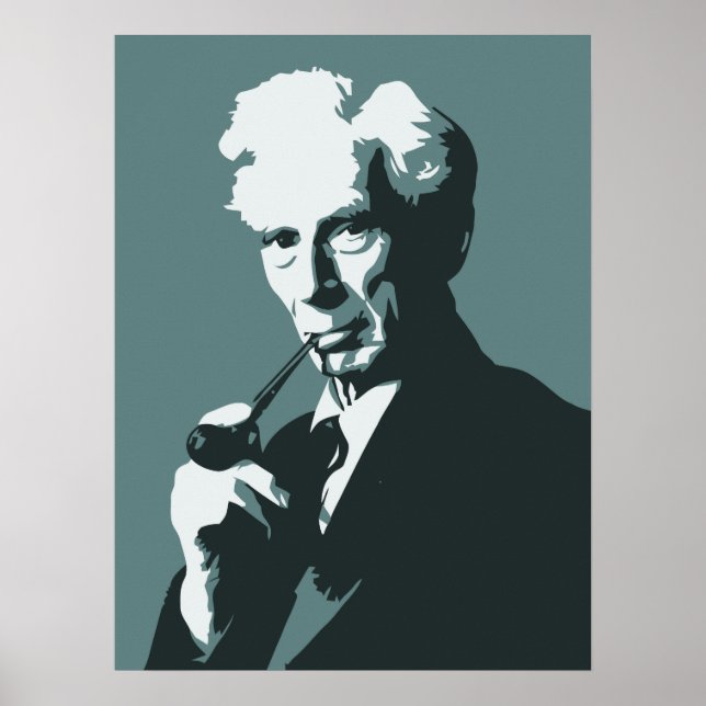 Thinkers - Bertrand Russell Poster (Front)