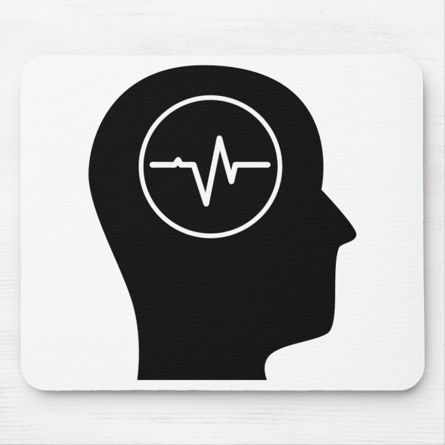 Thinking About EEG Mouse Pad (Front)