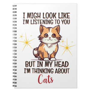 Thinking About Monkeys – Funny Notebook
