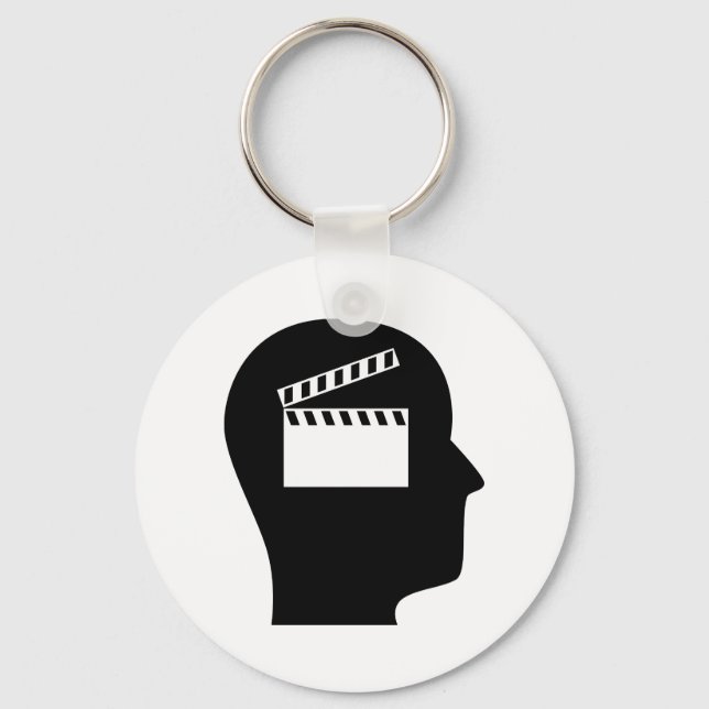 Thinking About Movies Key Ring (Front)