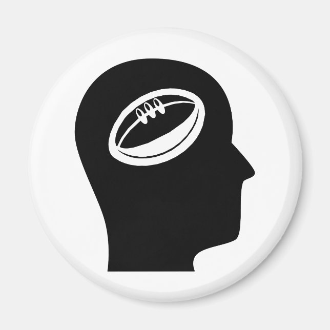 Thinking About Rugby Magnet (Front)
