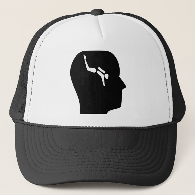 Thinking About Scuba Diving Trucker Hat (Front)