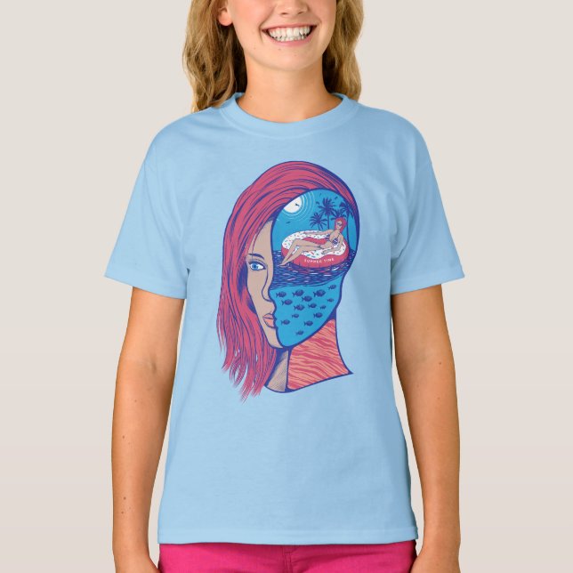 Thinking About Summer T-Shirt (Front)