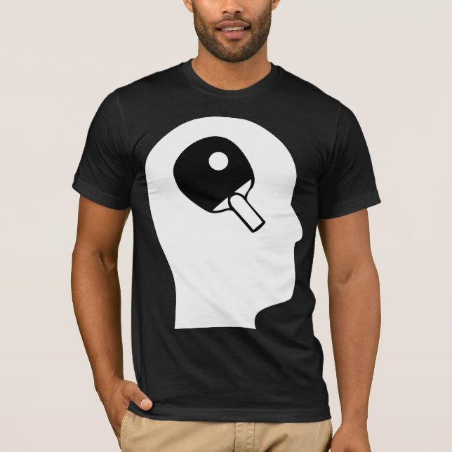 Thinking About Table Tennis T-Shirt (Front)