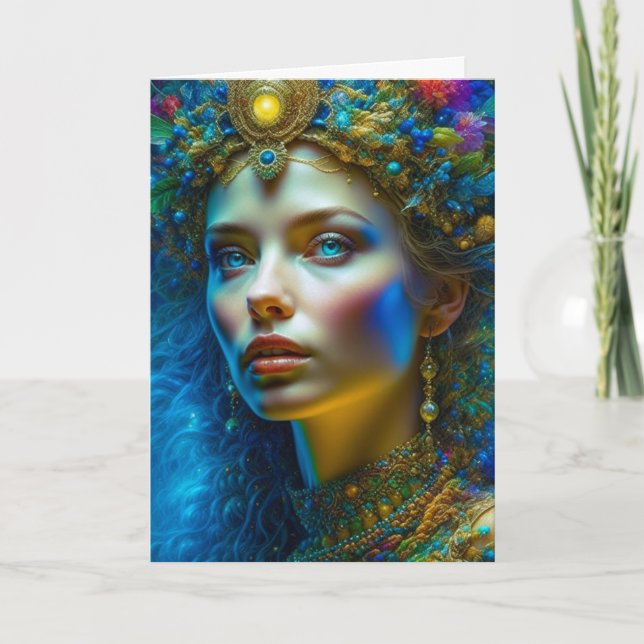 Thinking About You and Wishing you a Magical Day Card (Front)