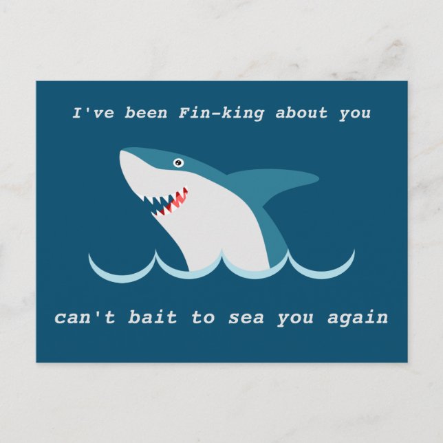 Thinking about you holiday postcard (Front)