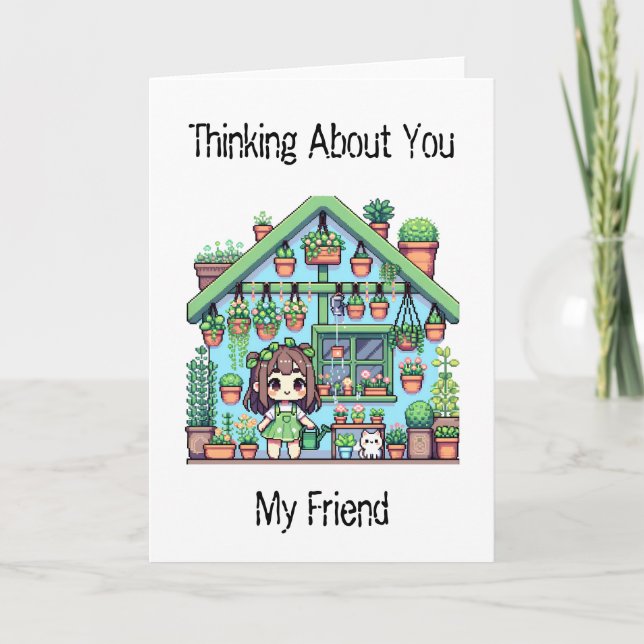 Thinking About You My Friend Card (Front)