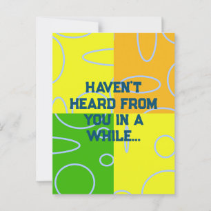 Thinking About You Postcard