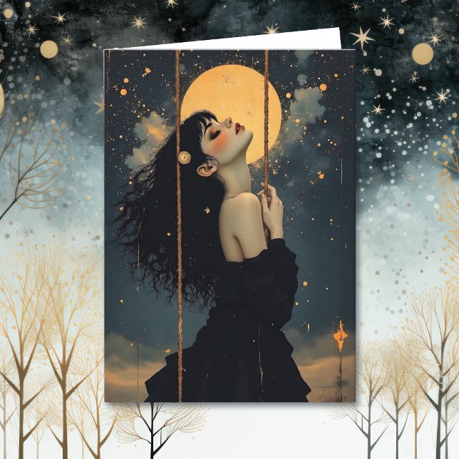 Thinking About you under the Same Moon | Celestial Card (Creator Uploaded)