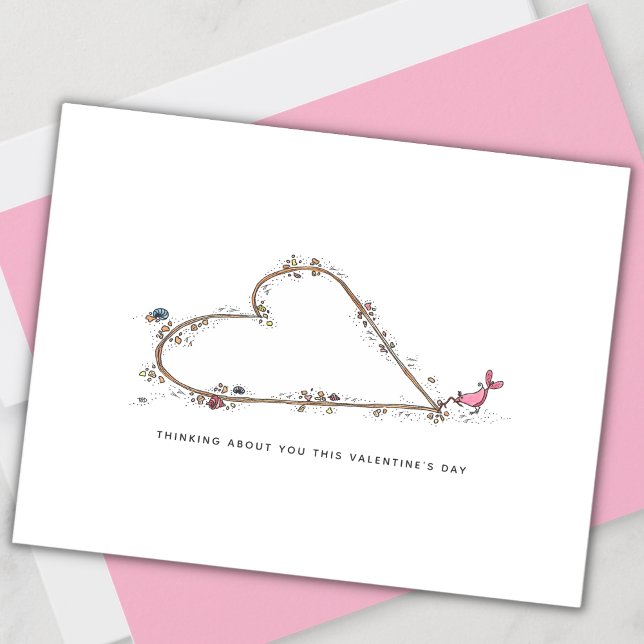 Thinking About You Valentine Holiday Card (Creator Uploaded)