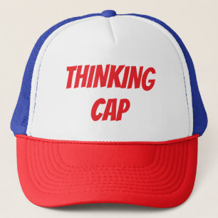 'Thinking Cap' Funny Hilarious Novelty Gift Trucker Hat
